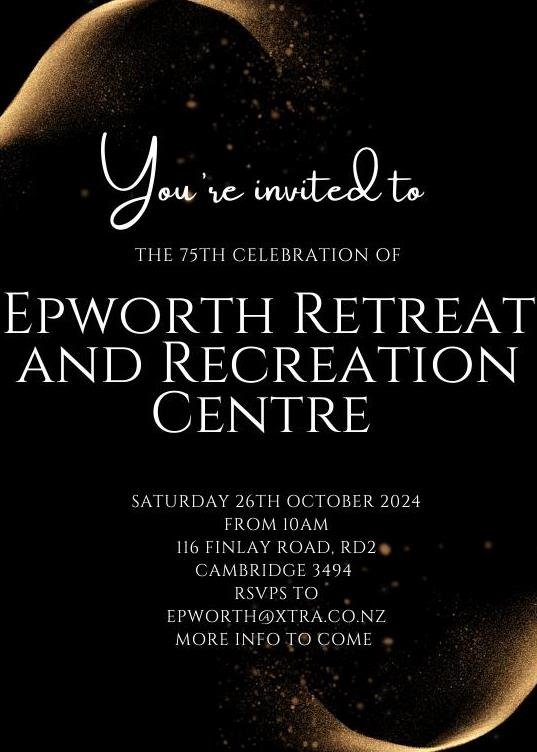 invite Epworth Anniversary - October 2024