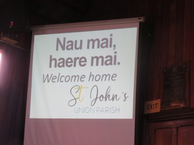 Welcome Sign - St Johns Opotiki