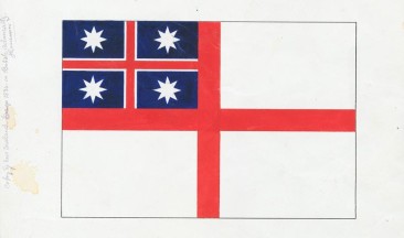 He Whakaputanga United Tribes ensign Book of flags 1845